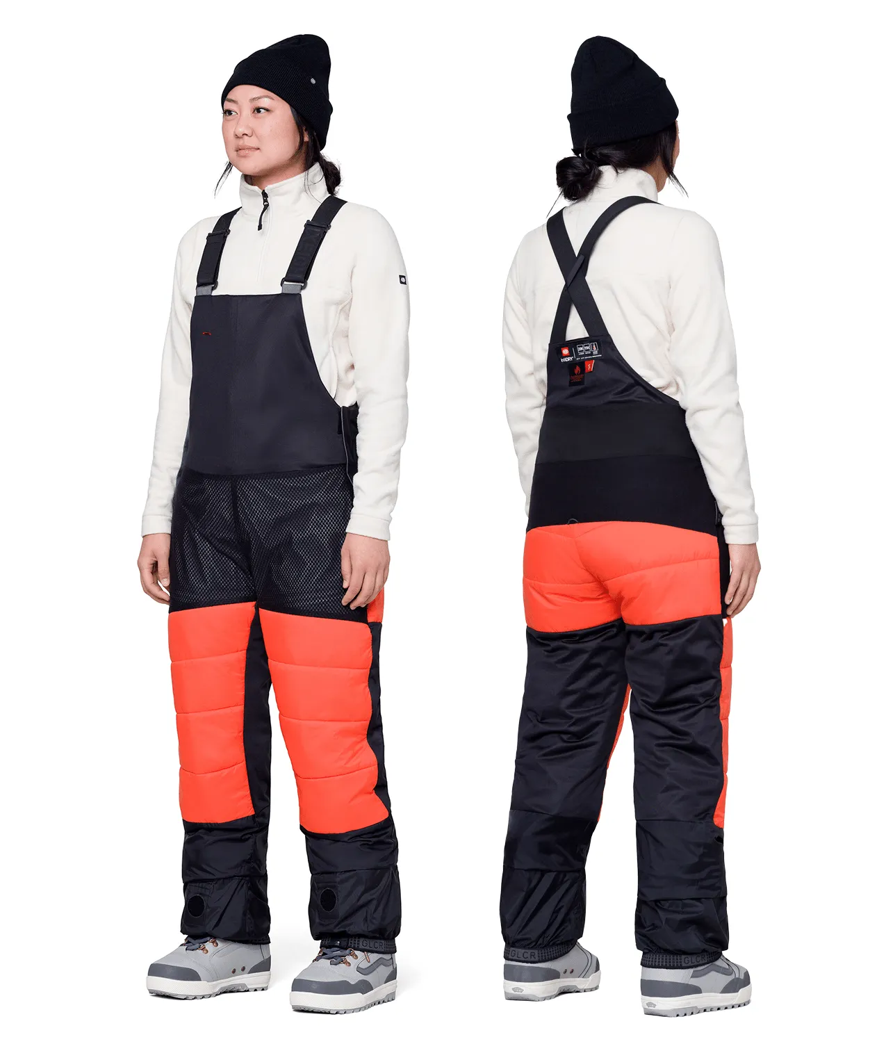 686 Women's Geode Thermagraph Bib Snowboard Pants Black 2024