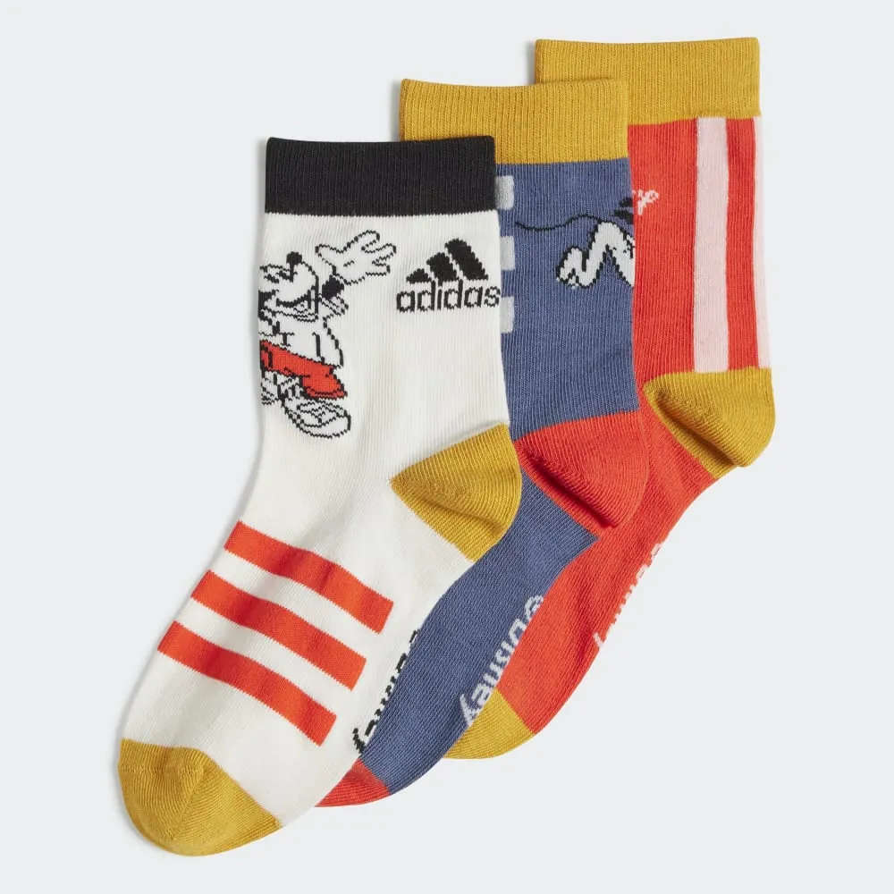 Adidas Disney's Mickey Mouse Socks 3 Pairs Kids