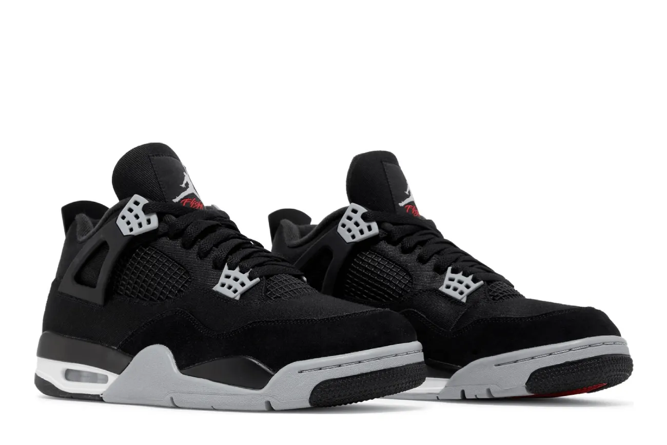 Air Jordan 4 Retro SE 'Black Canvas'