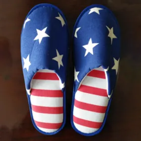 American flag slide slippers, unisex (4 Sets of 2)