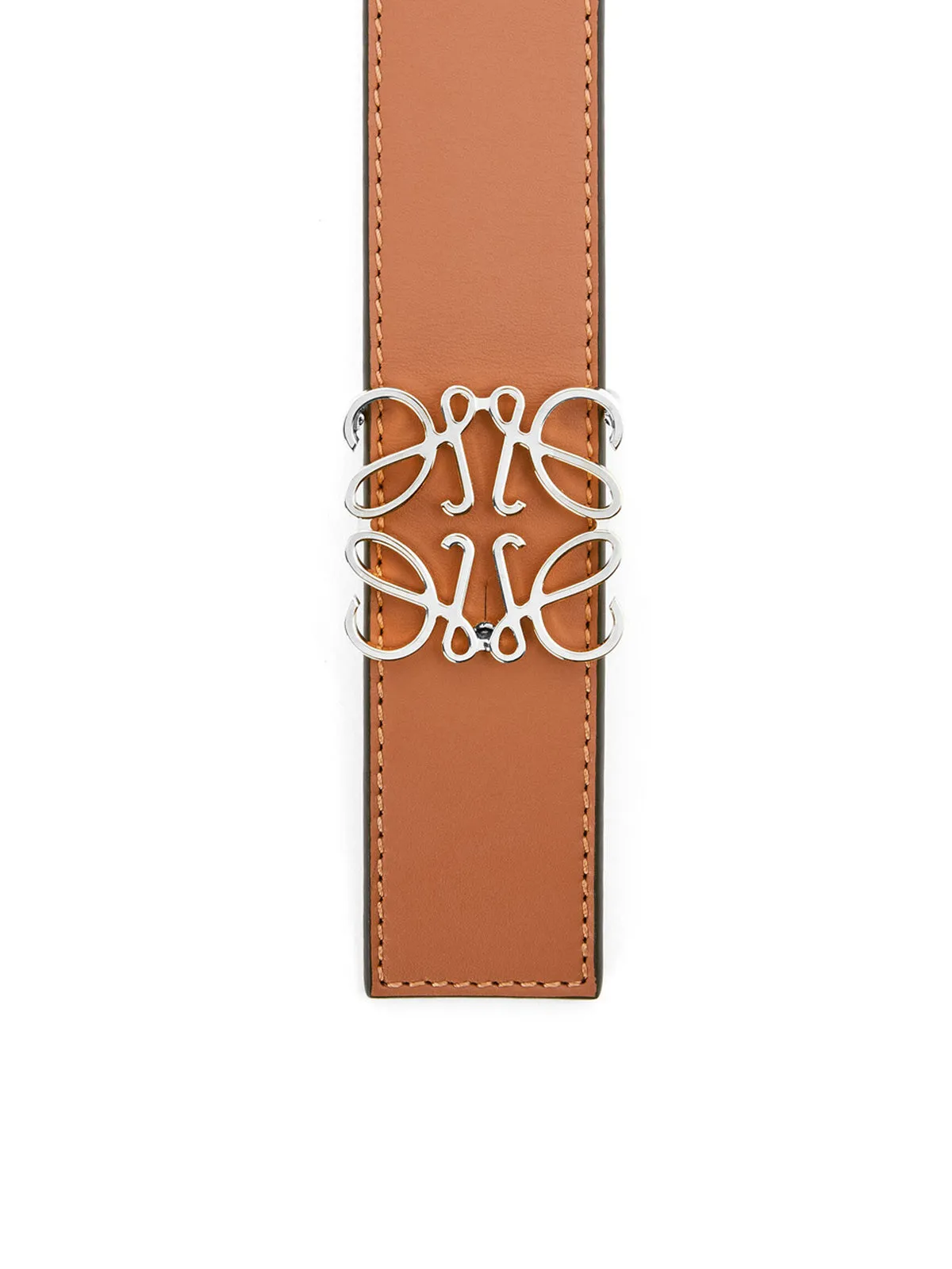 Anagram belt in smooth calfskin