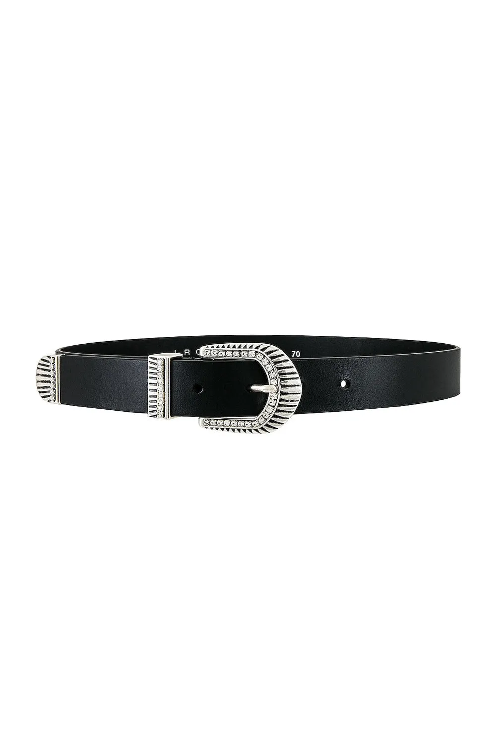 Andily Leather Belt in Black