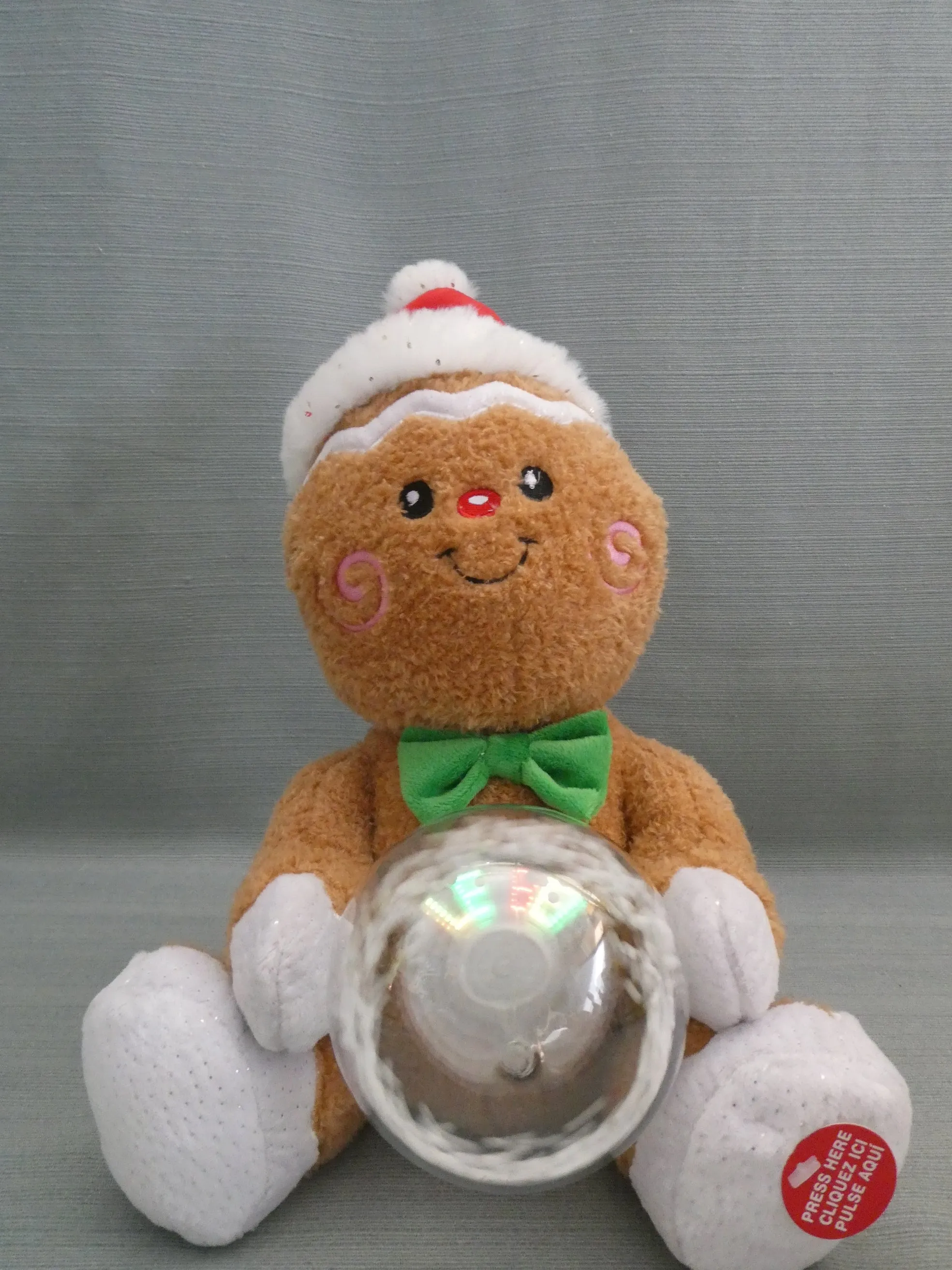 Like-New Plush Toy of Animated Gingerbread Man