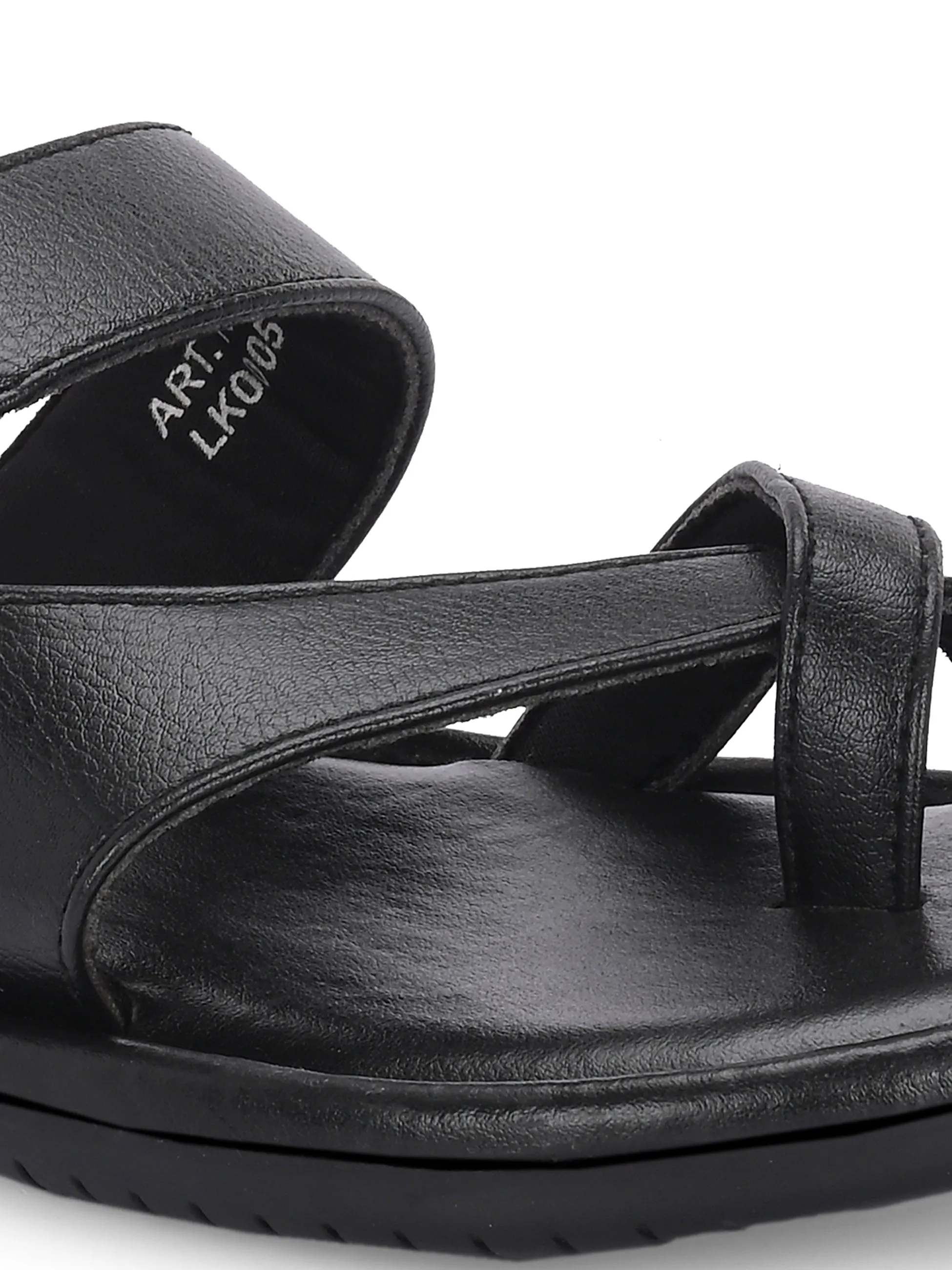 Artisan Black Comfort Slippers