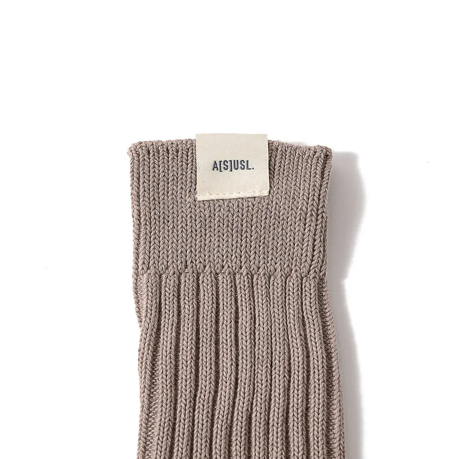 A[S]USL NEW SIGNATURE SOCKS-MOKA