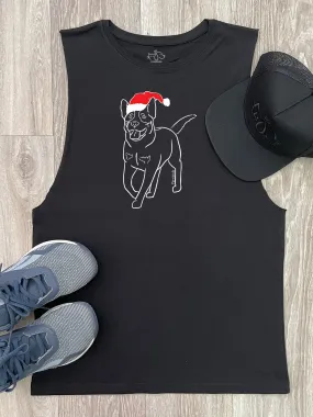 Australian Cattle Dog Christmas Edition Axel Drop Armhole Muscle Tank