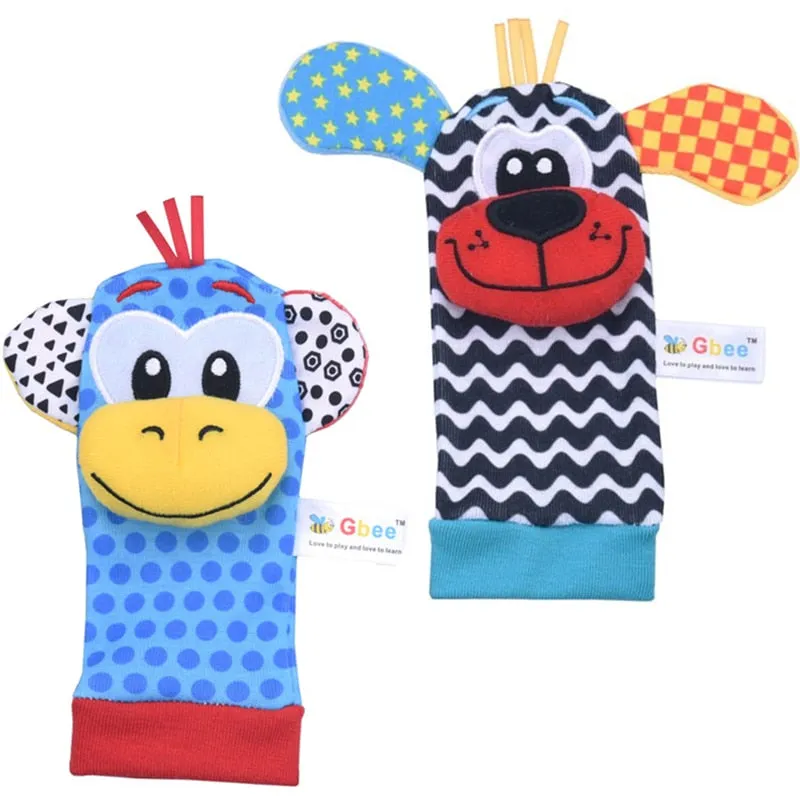 Baby Toys 0-12 Months Cute Stuffed Animals Baby Rattle Socks