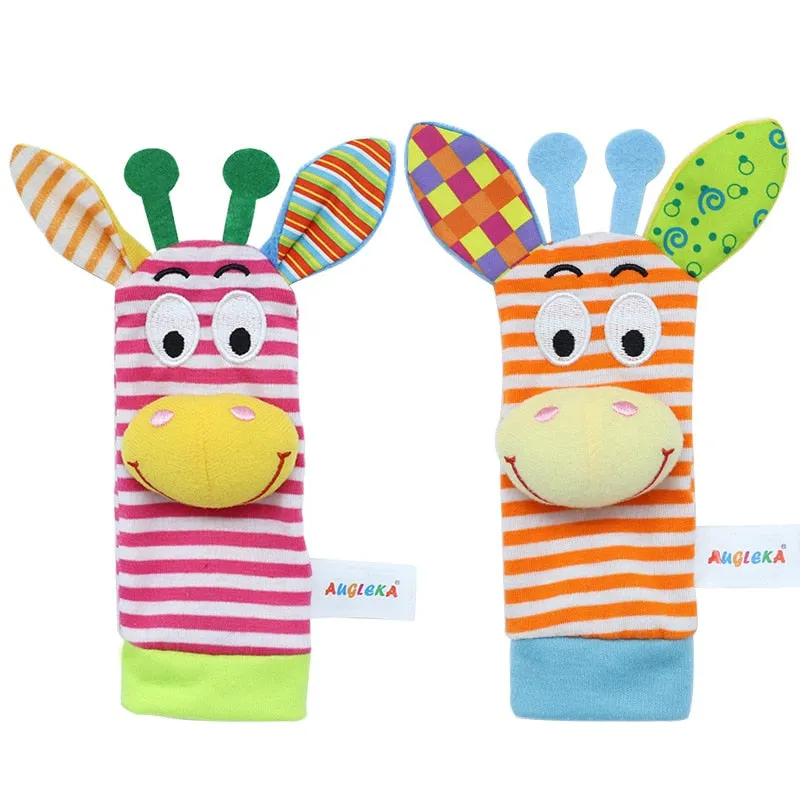 Baby Toys 0-12 Months Cute Stuffed Animals Baby Rattle Socks