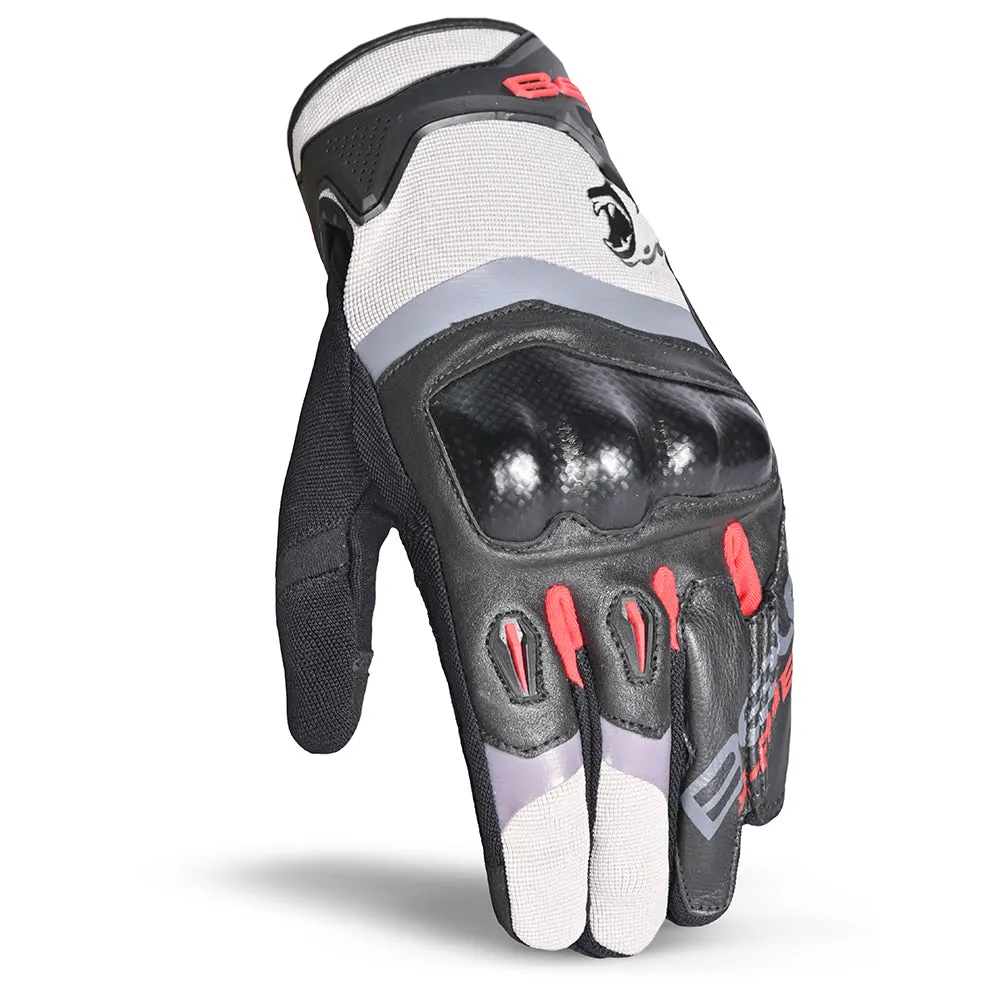 BELA - Daring  Racing Gloves - Black Grey Red