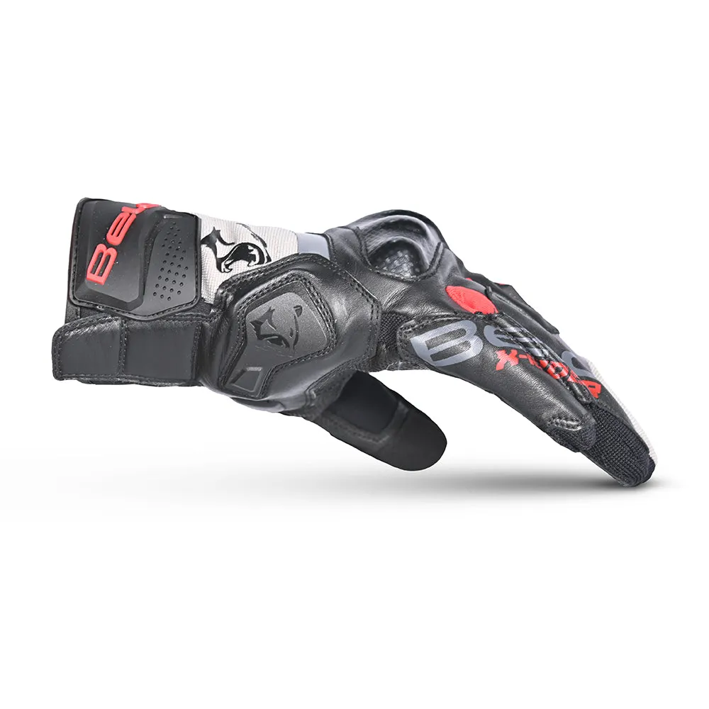 BELA - Daring  Racing Gloves - Black Grey Red