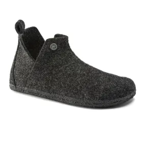 Birkenstock Andermatt Slipper (Men) - Anthracite Wool/Natural Shearling