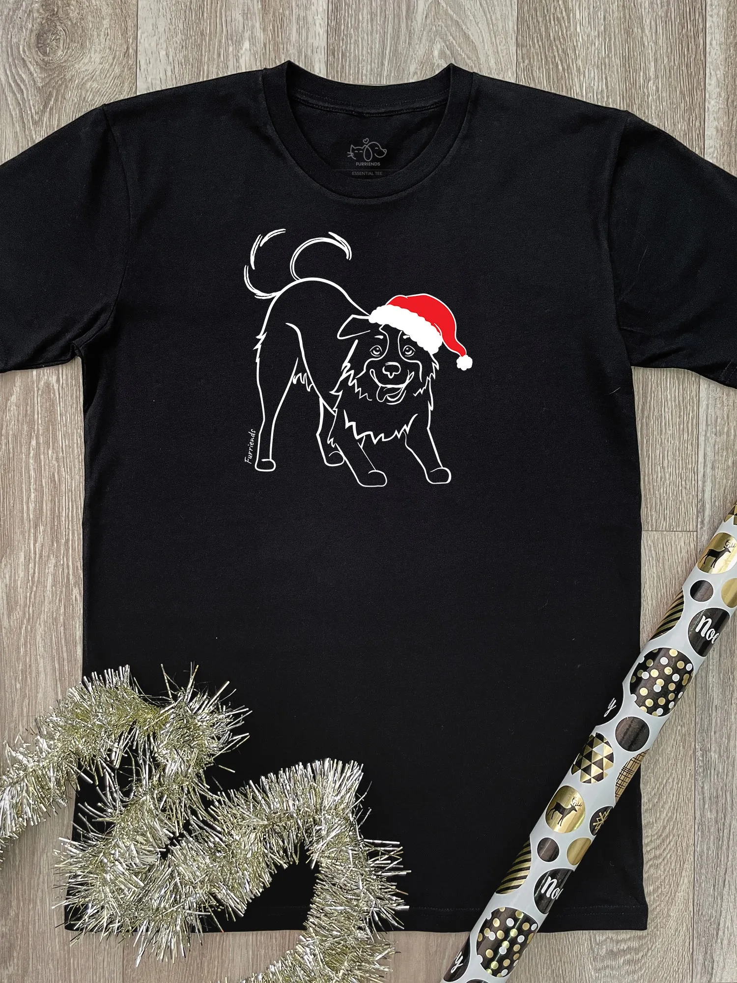 Border Collie Christmas Edition Essential Unisex Tee