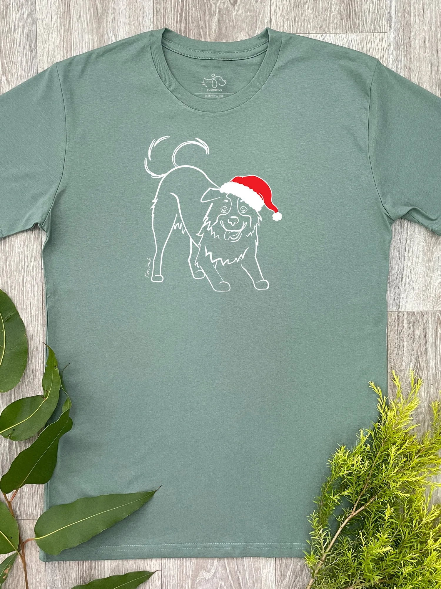 Border Collie Christmas Edition Essential Unisex Tee