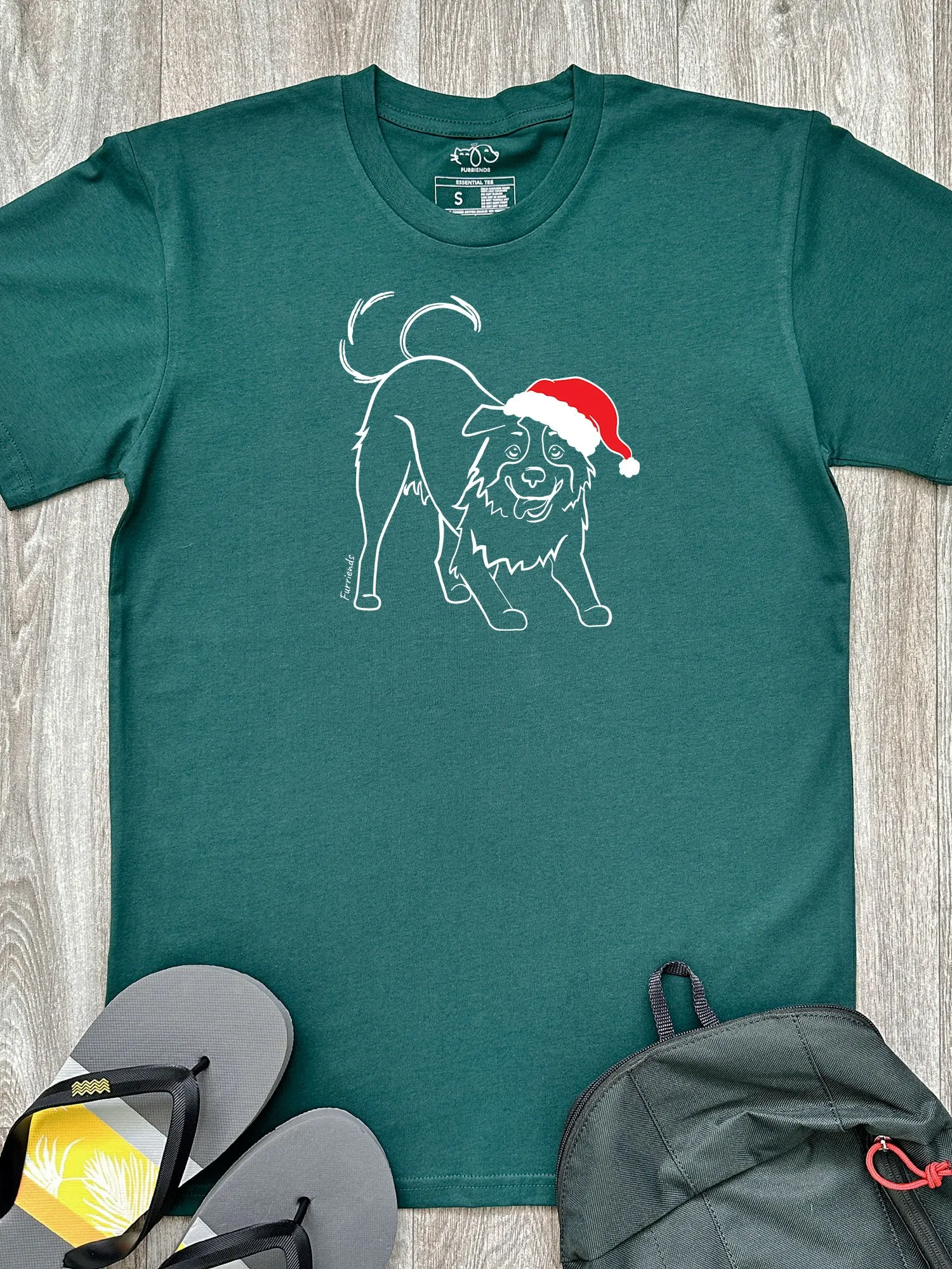 Border Collie Christmas Edition Essential Unisex Tee