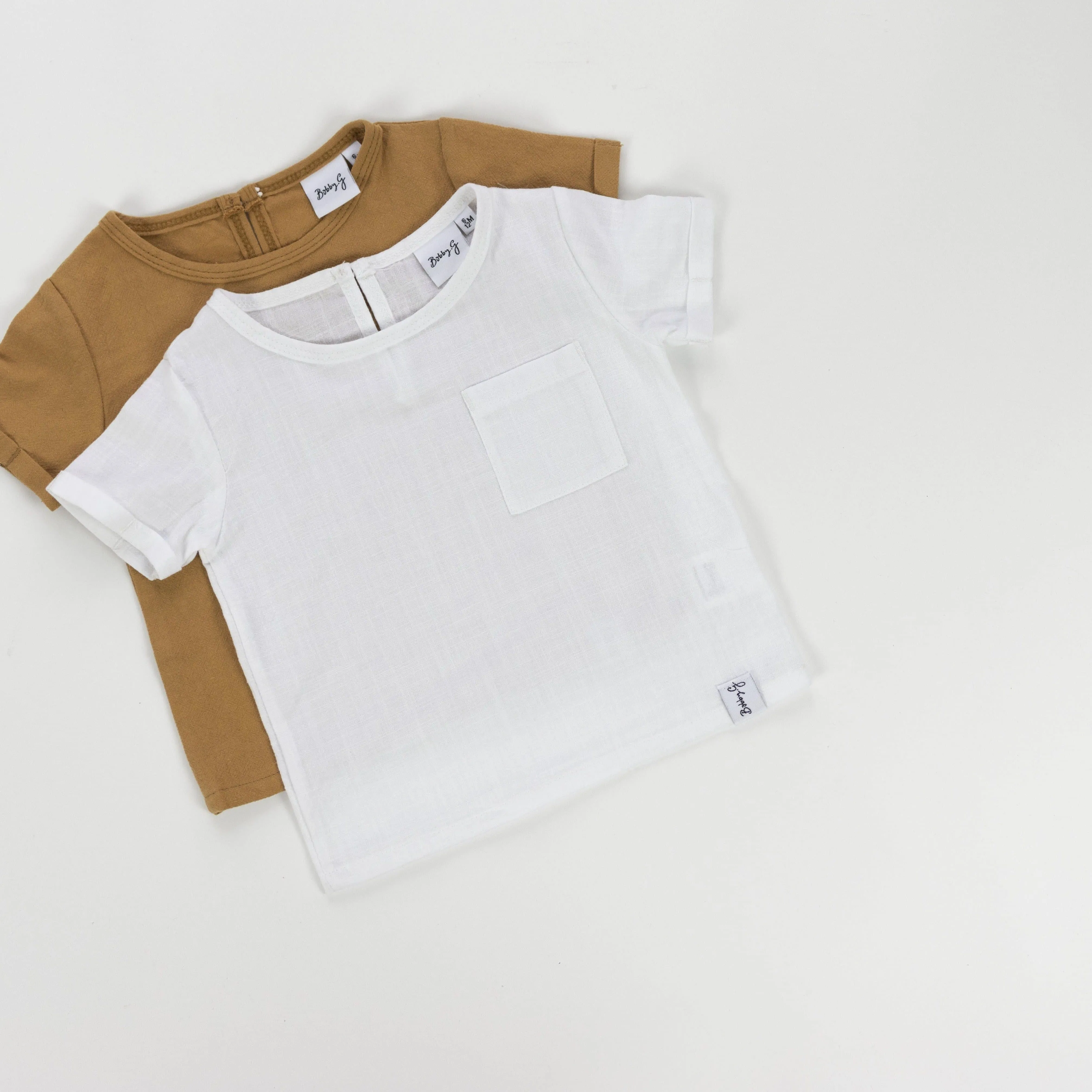 Boxy Linen Top - Snow White