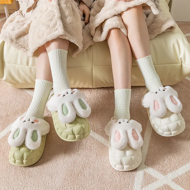 Bunny Waterproof Fluffy Winter Slippers MK18521