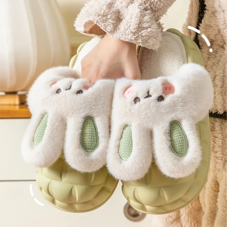 Bunny Waterproof Fluffy Winter Slippers MK18521