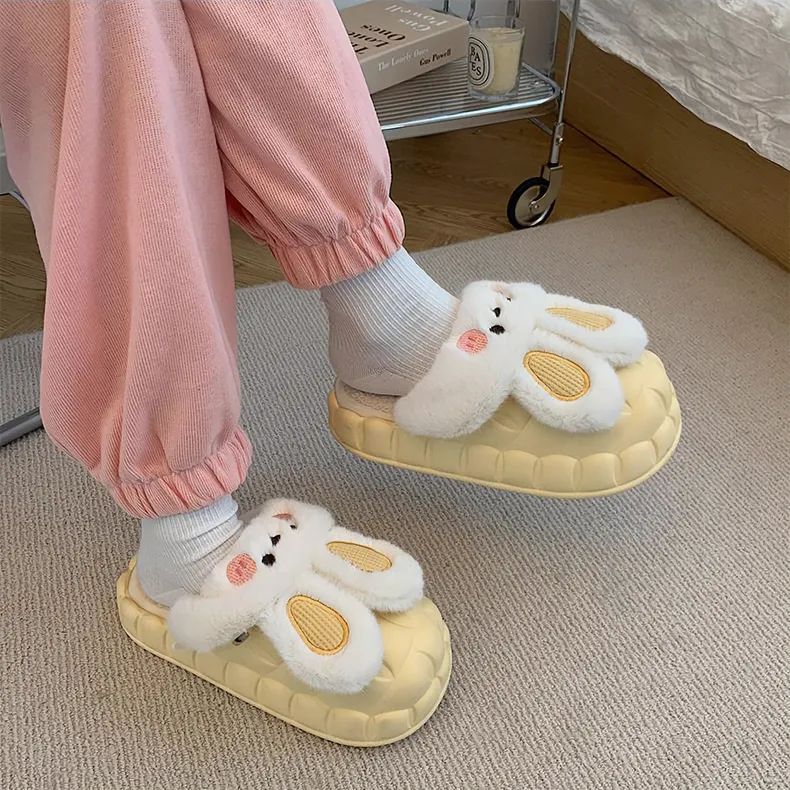 Bunny Waterproof Fluffy Winter Slippers MK18521