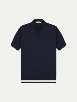 Buttonless AUR1 Polo Navy