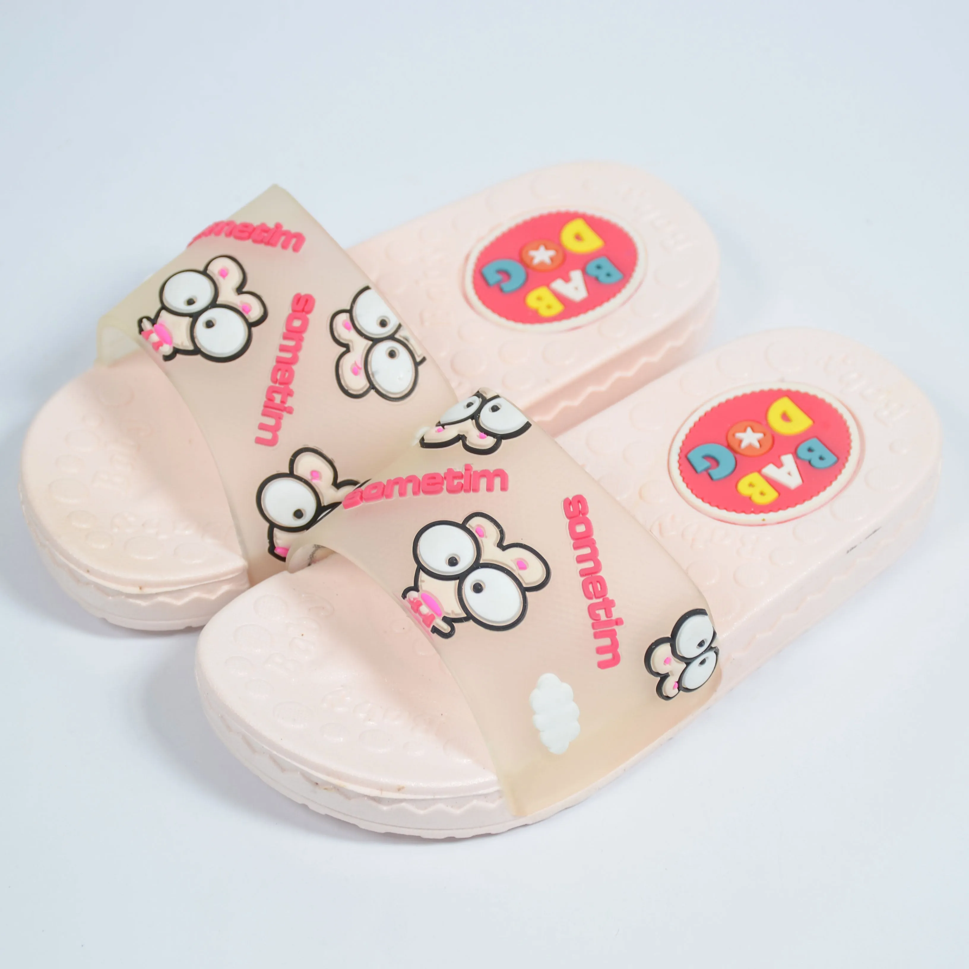 C1412 BABDOG Sometime Transparent with Baby Pink Slippers