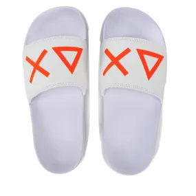 Ciabatte da Donna SUN 68 Linea Slippers Logo Colore Bianco - X34203