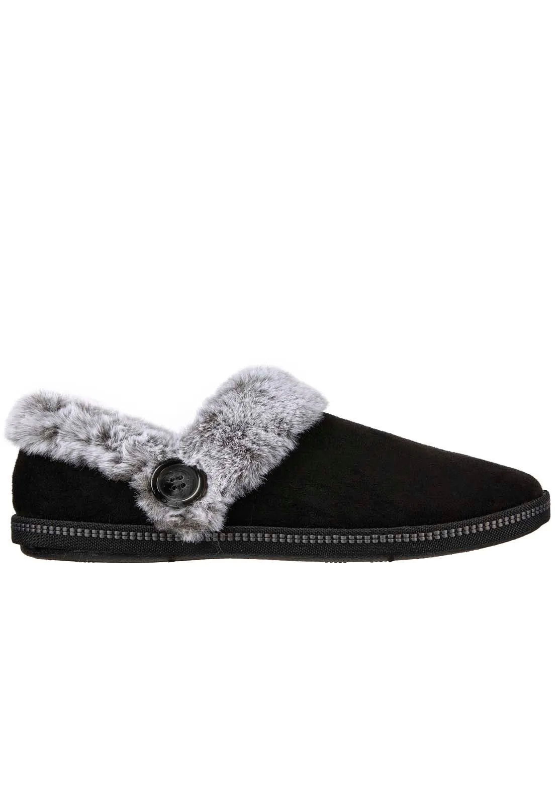 Cosy Campfire Slipper - Black