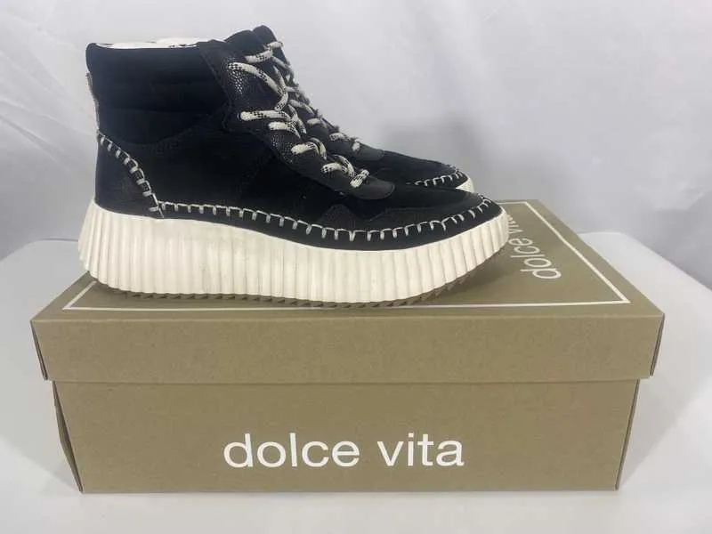 DALEY SNEAKERS BLACK MULTI SUEDE - re:vita