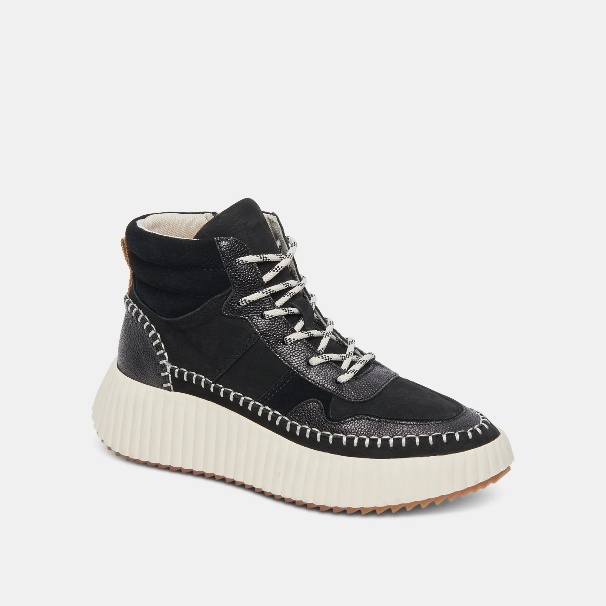 DALEY SNEAKERS BLACK MULTI SUEDE - re:vita