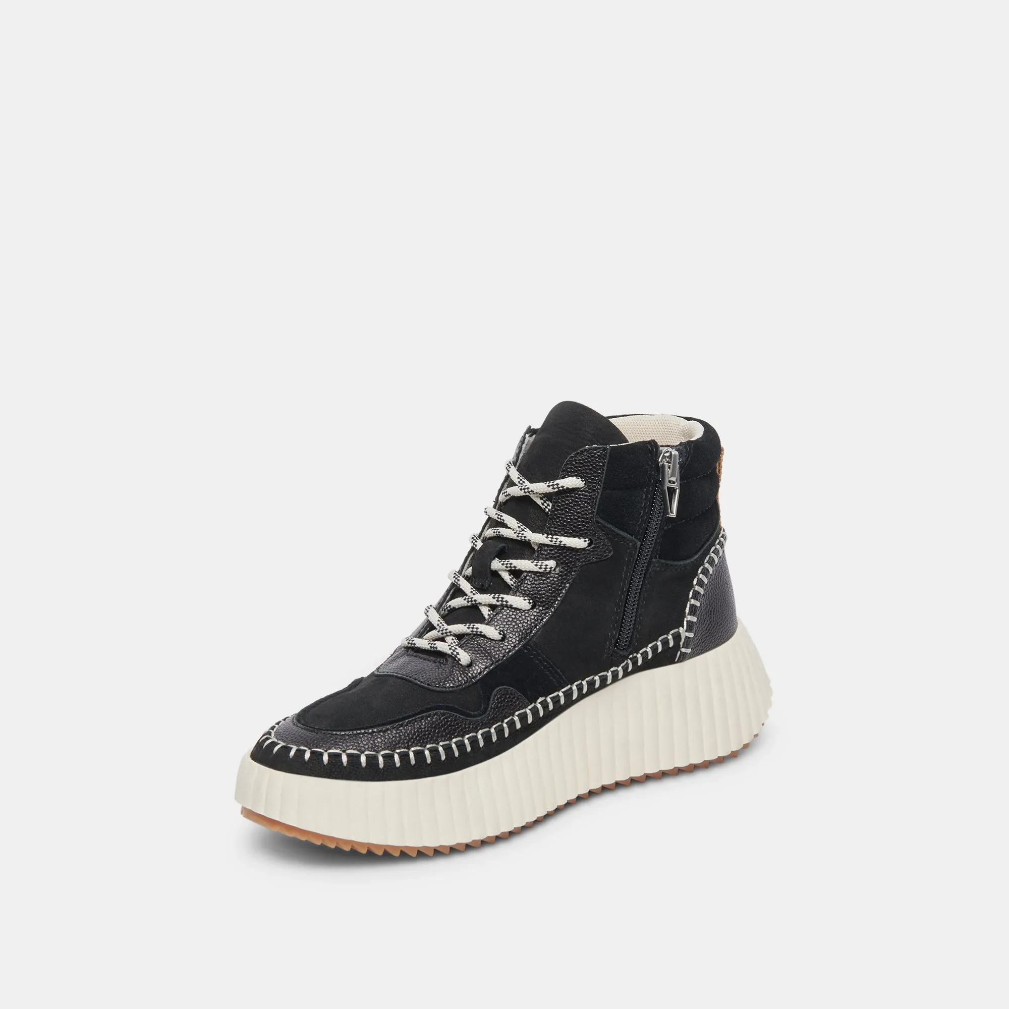 DALEY SNEAKERS BLACK MULTI SUEDE - re:vita