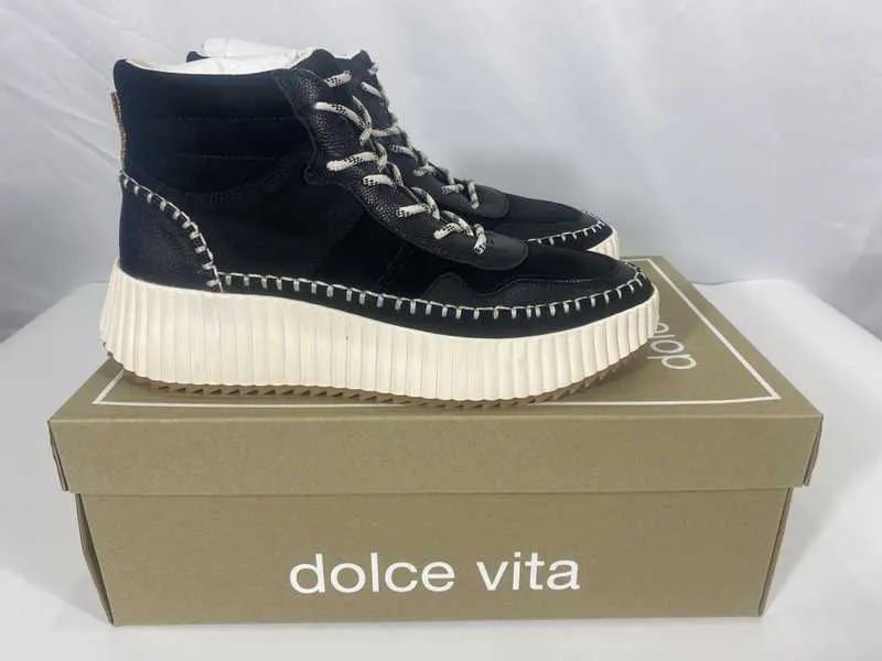 DALEY SNEAKERS BLACK MULTI SUEDE - re:vita