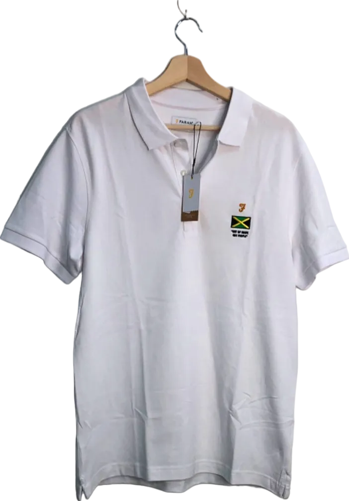 Farah White Blanes SS Polo UK XL