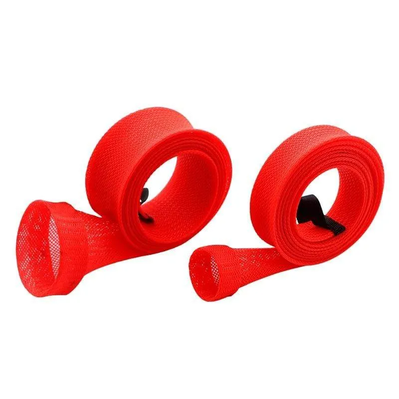 Fishing Rod Cover Elastic Tangled Fishing Rod Socks High Elasticity Retractable Protective Cover