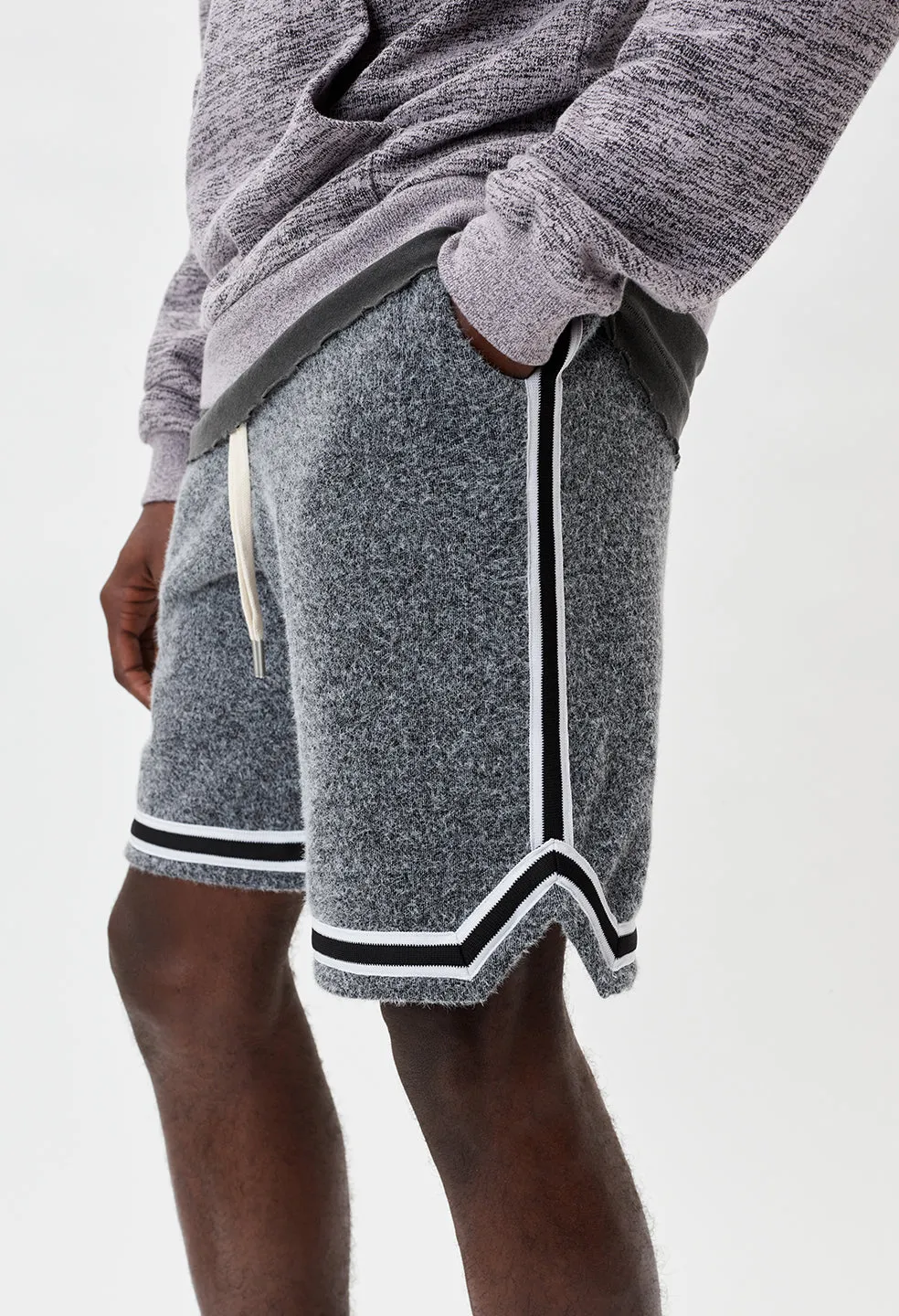 Fur Terry Game Shorts / Charcoal