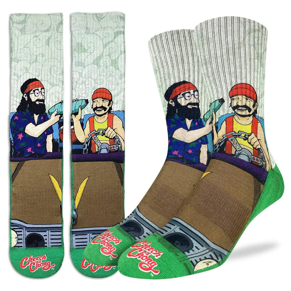 Good Luck Cheech & Chong Pass The Blunt  Socks 4274