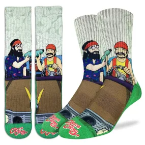 Good Luck Cheech & Chong Pass The Blunt  Socks 4274