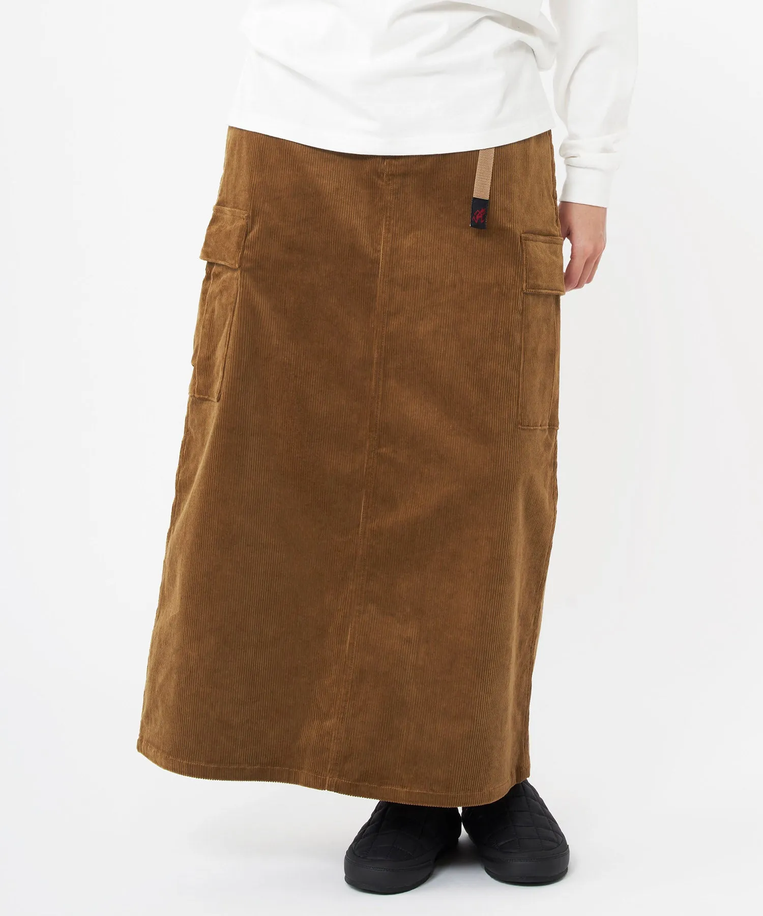 Gramicci Corduroy Long Cargo Skirt