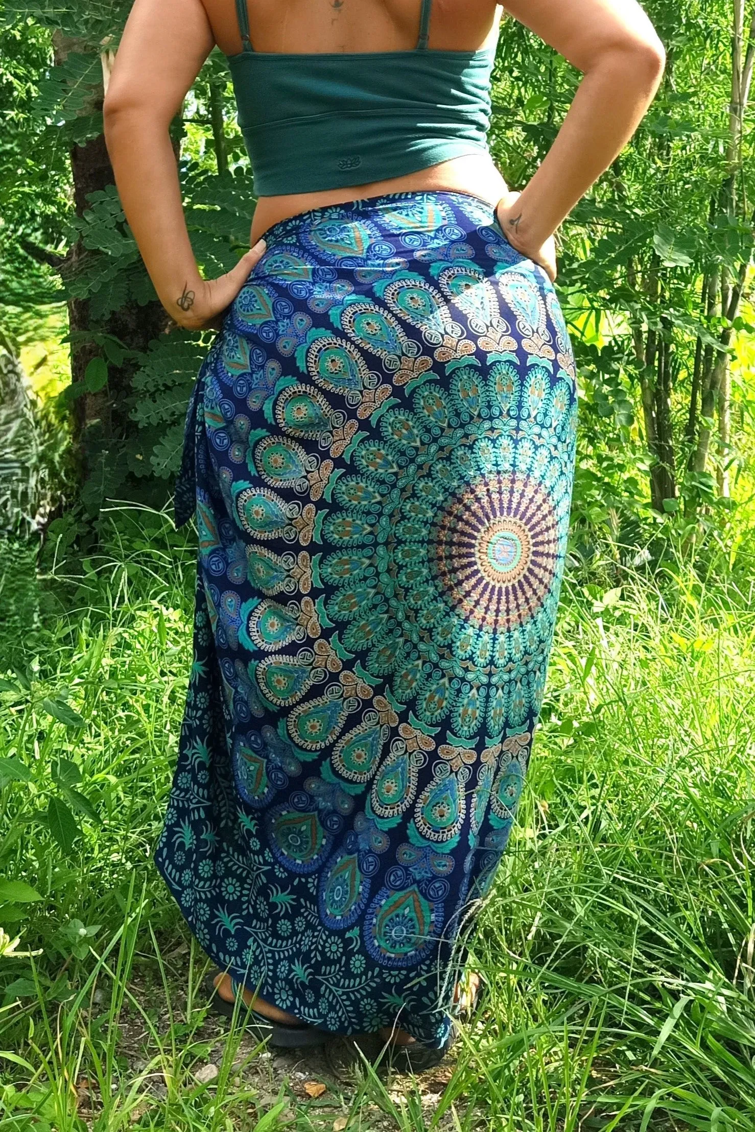 Green/Blue Mandala Sarong