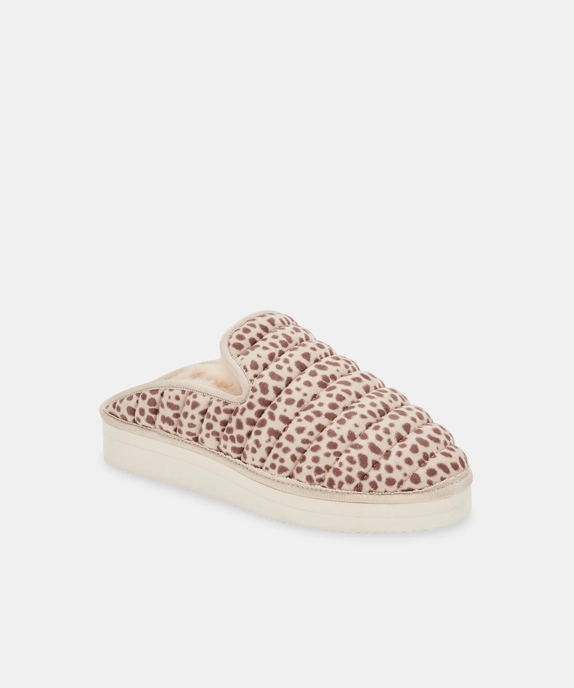 HARRY SLIPPERS LEOPARD STELLA SUEDE re:vita