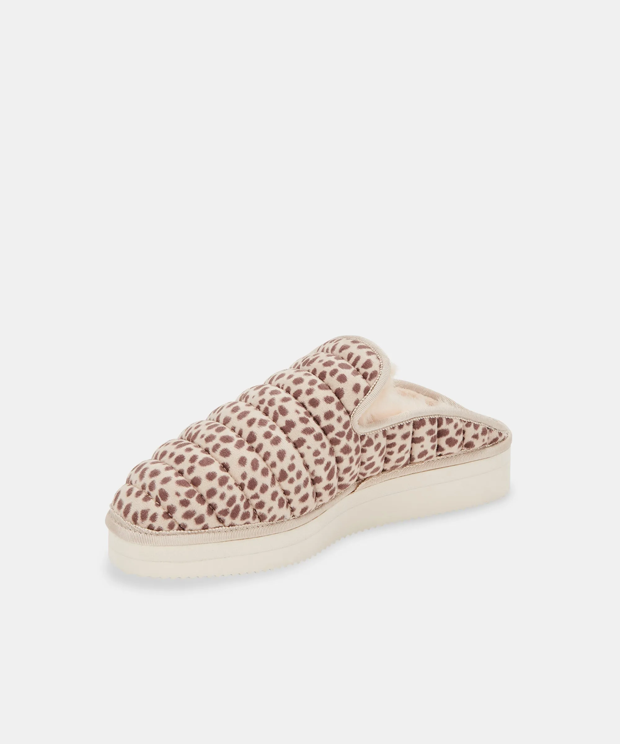 HARRY SLIPPERS LEOPARD STELLA SUEDE re:vita