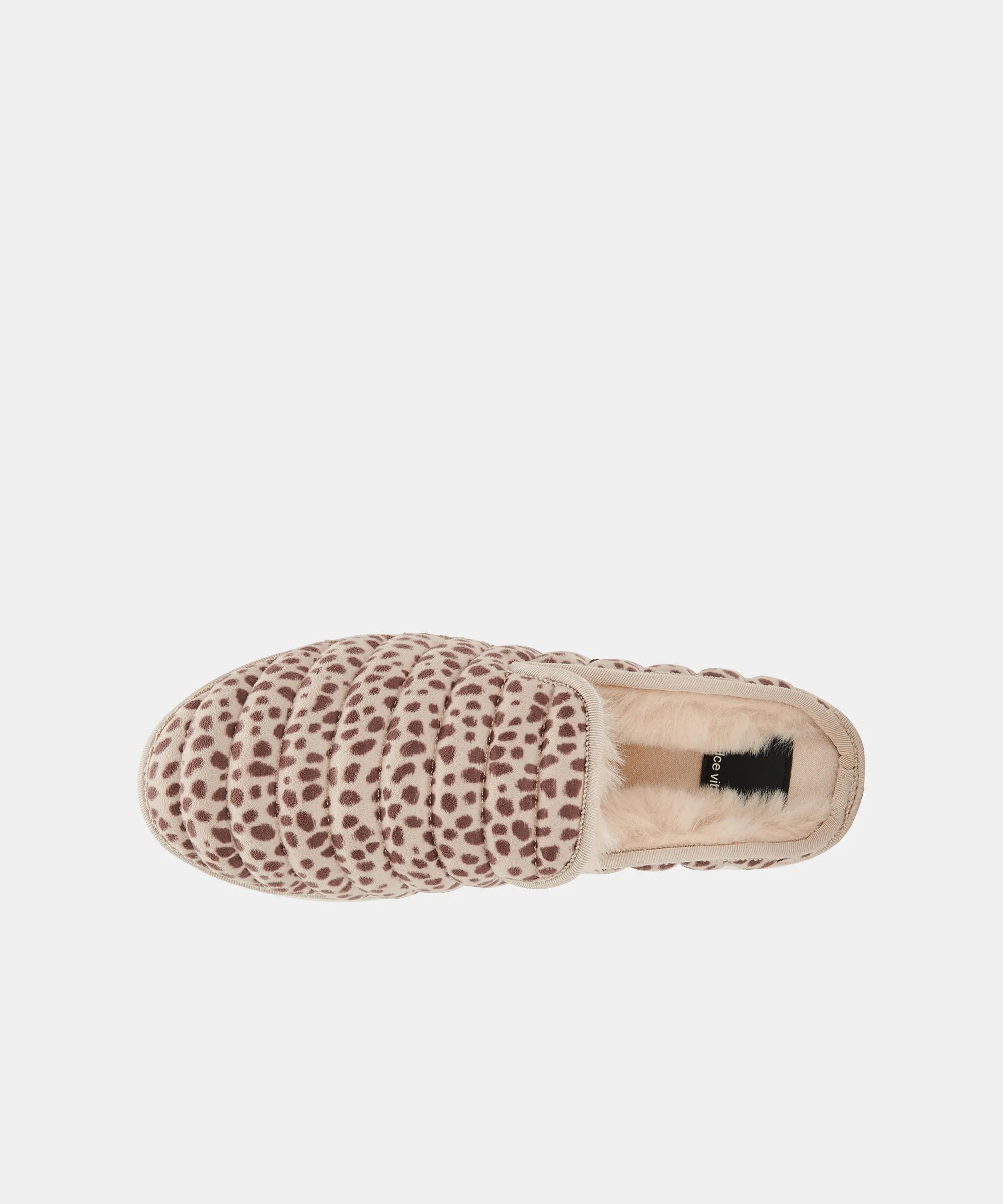 HARRY SLIPPERS LEOPARD STELLA SUEDE re:vita