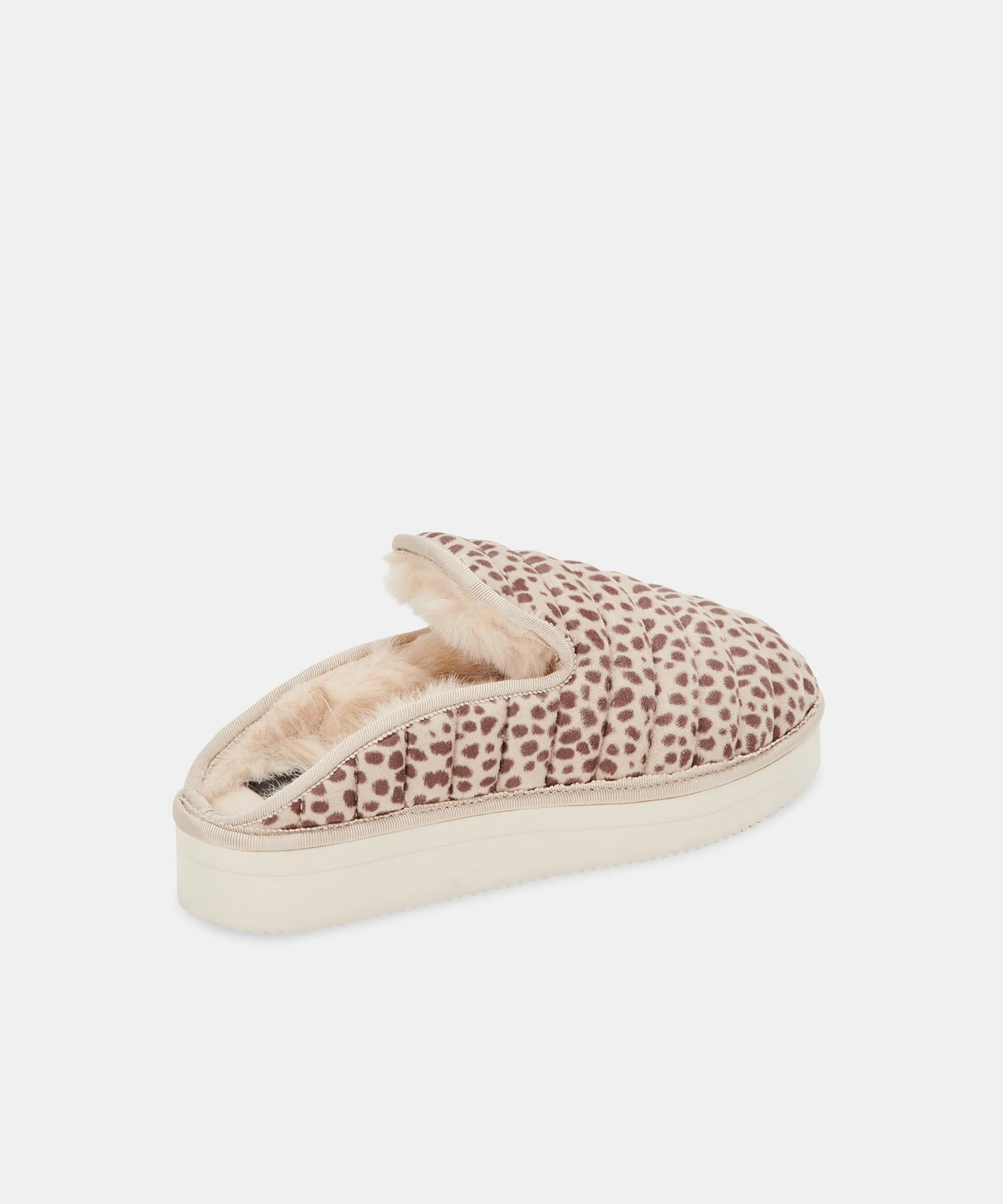 HARRY SLIPPERS LEOPARD STELLA SUEDE re:vita