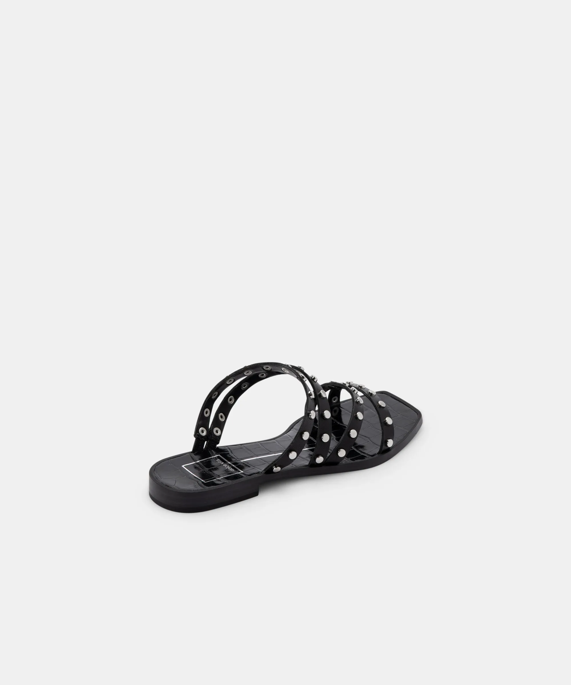 IZABEL STUDDED SANDALS BLACK STELLA re:vita