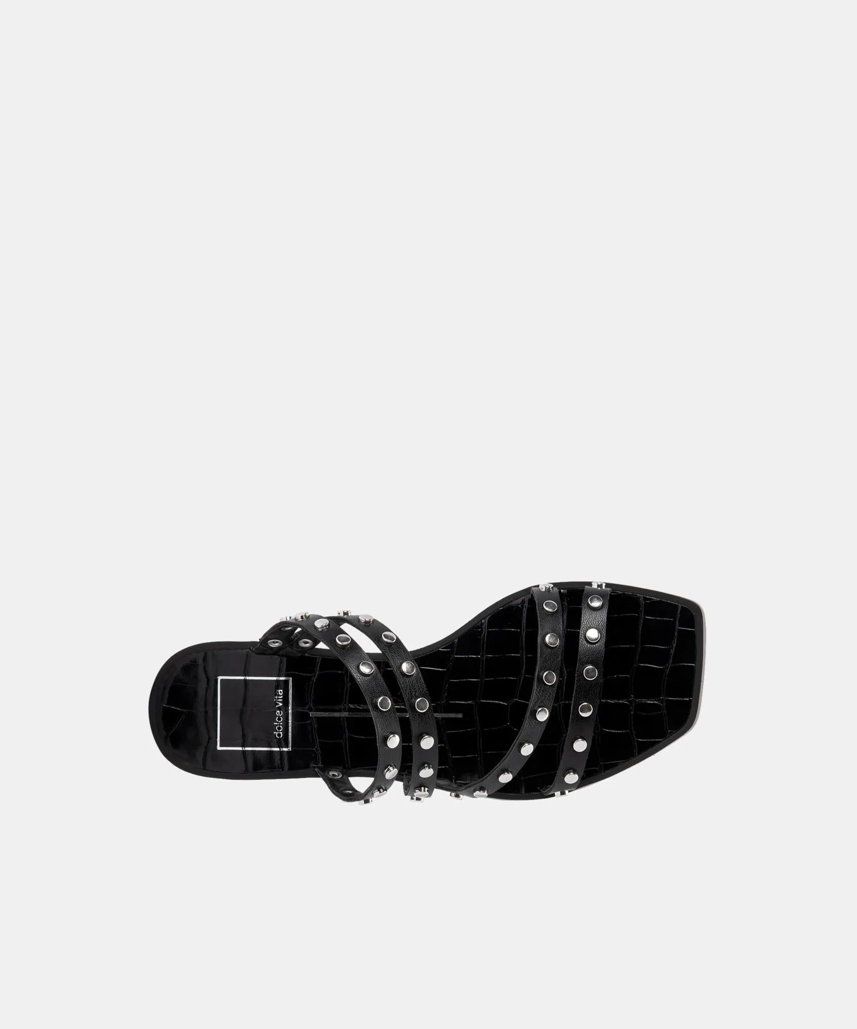 IZABEL STUDDED SANDALS BLACK STELLA re:vita