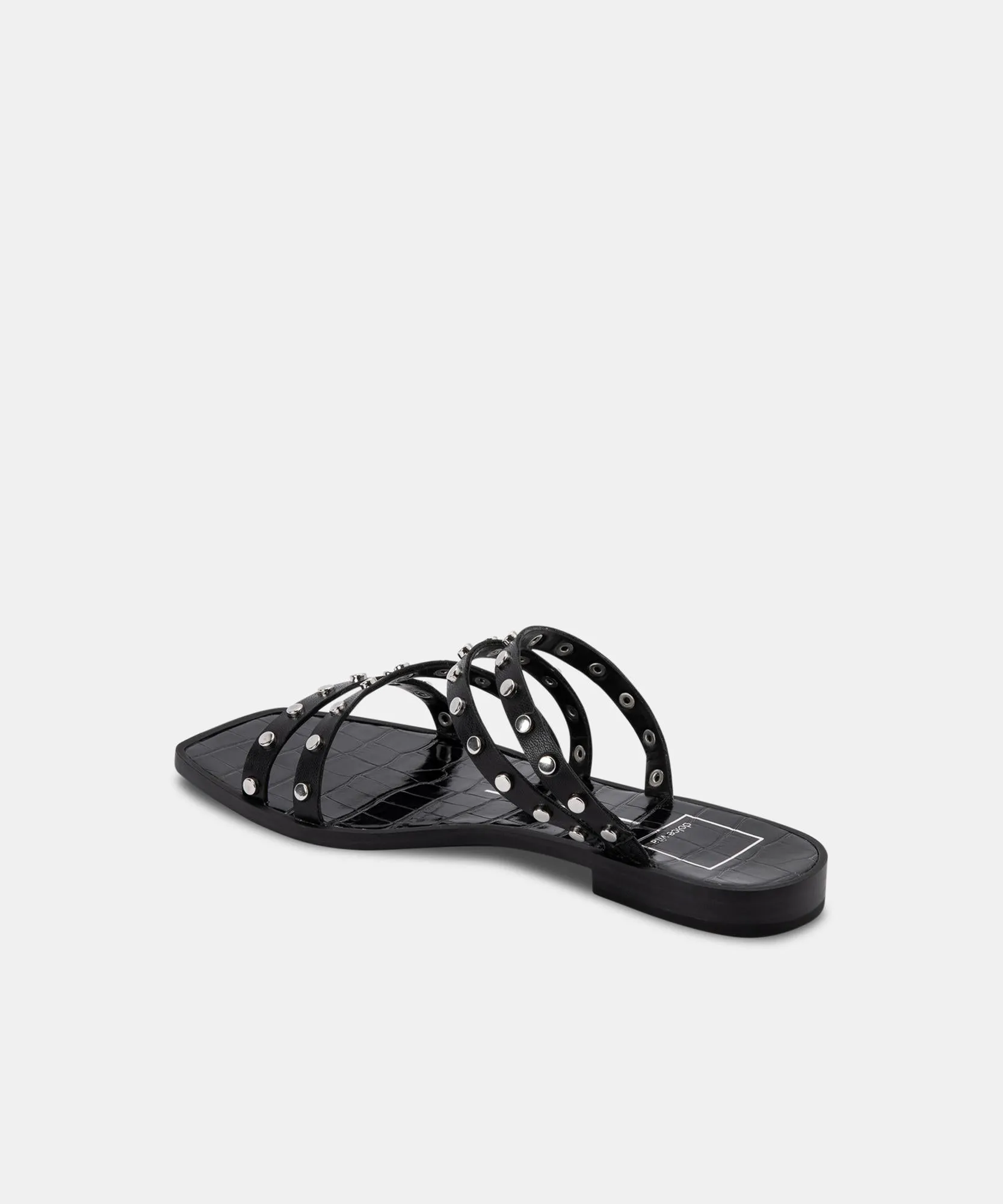 IZABEL STUDDED SANDALS BLACK STELLA re:vita