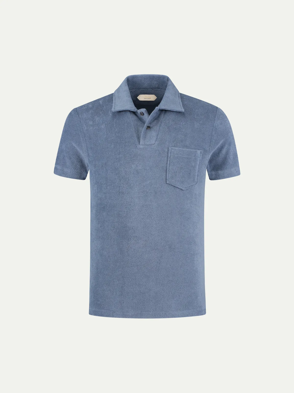 Jeans Terry Towelling Polo Shirt