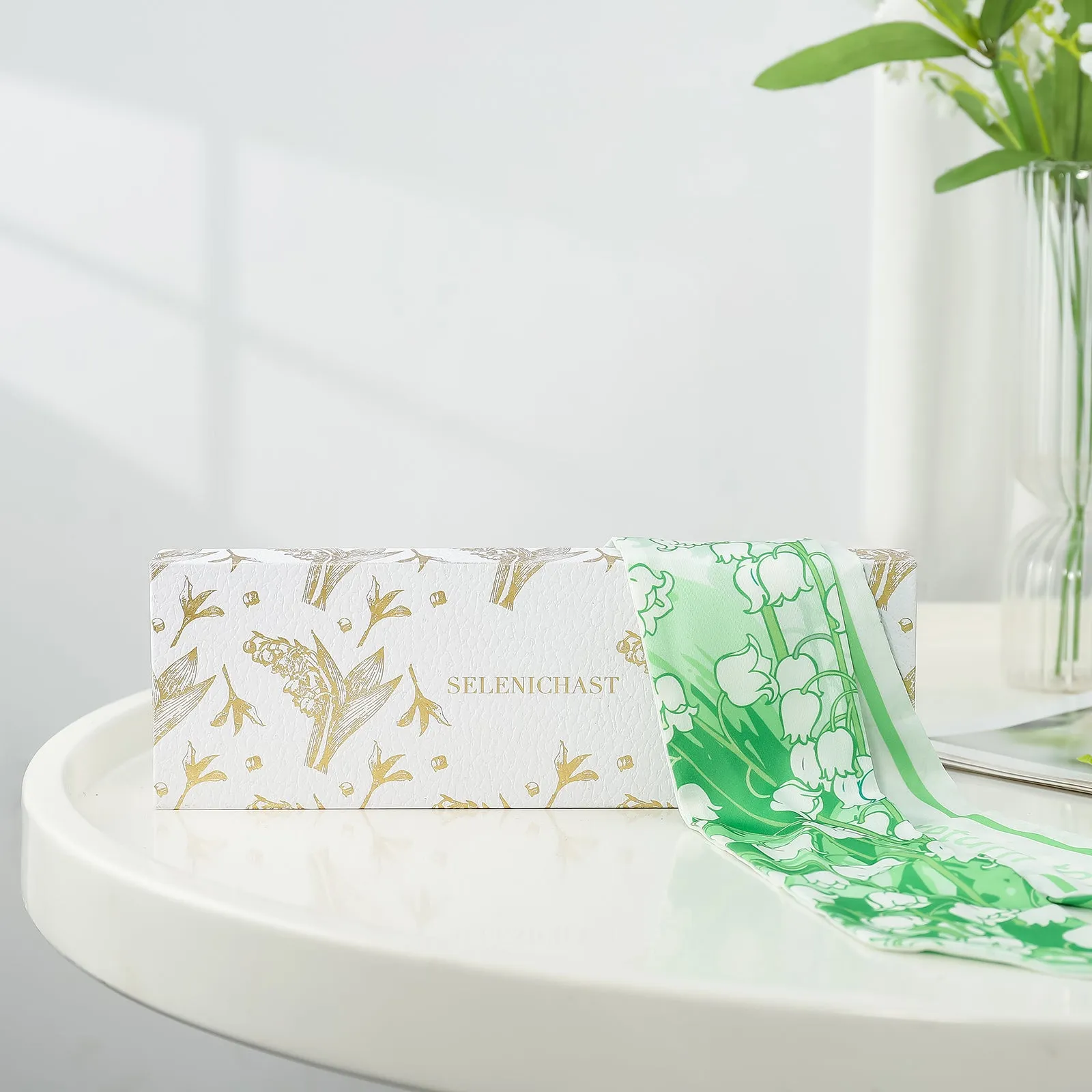 Lily of The Valley Scarf Box