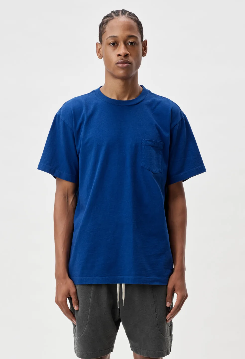 Lucky Pocket Tee / Cobalt