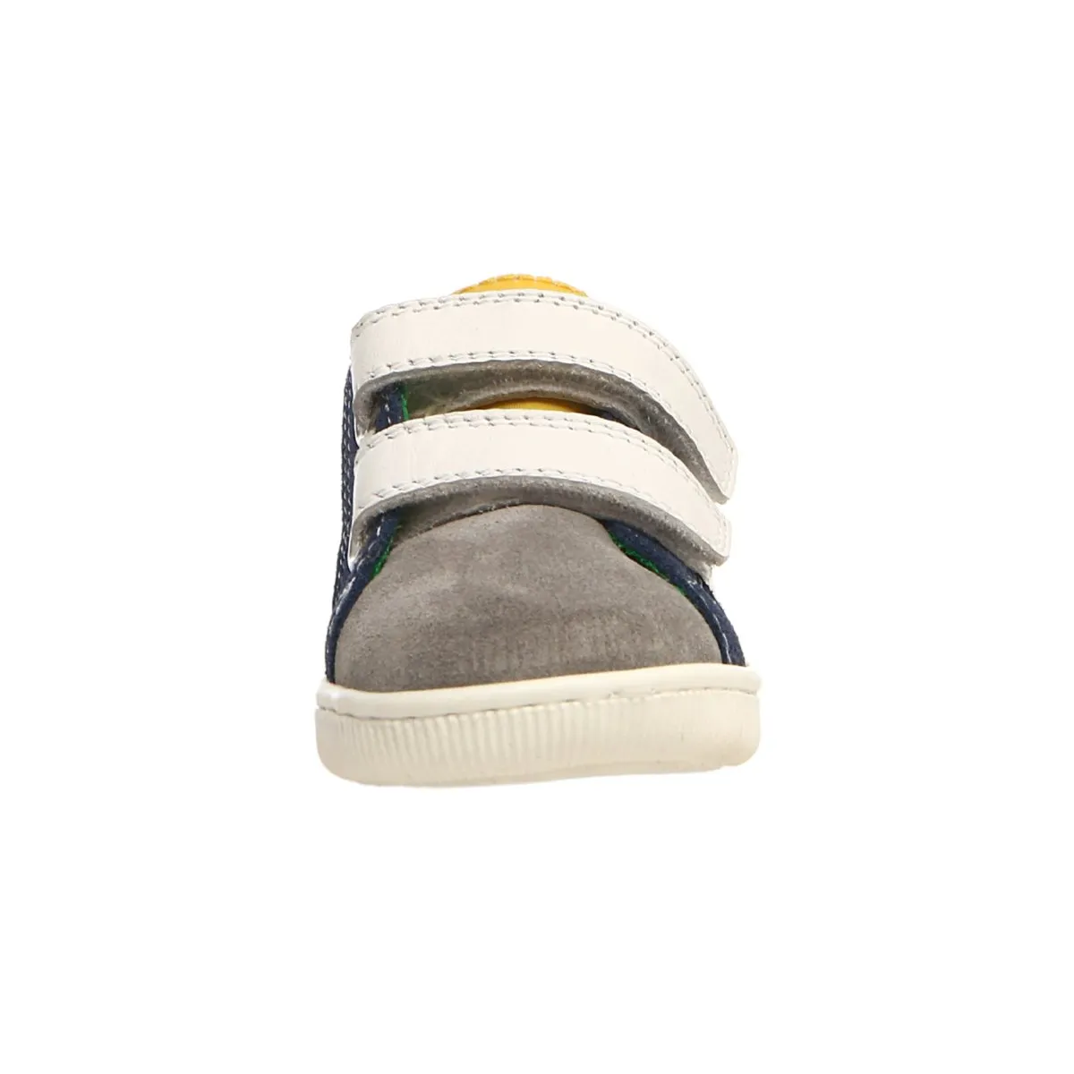 Naturino Toddler's (Sizes 22-26) Falcotto Kiner White/Grey/Navy Velcro