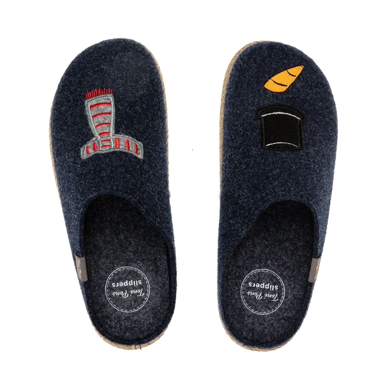 Patchwork Felt Slipper for Men - Tobi-EF