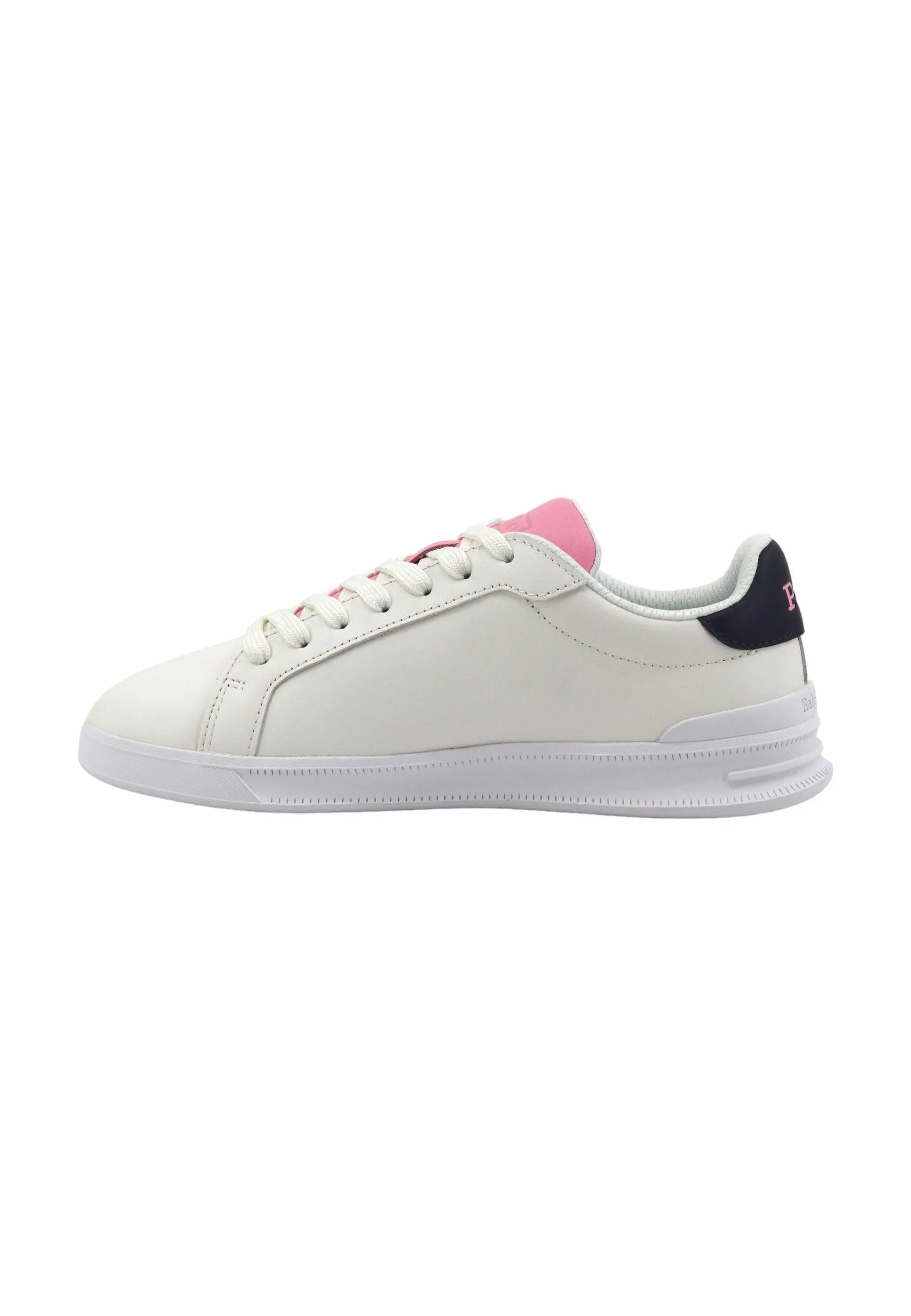 POLO RALPH LAUREN Sneaker Donna White Navy Pink 809931260001